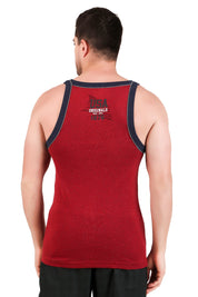 Jockey-US54 Super Combed Cotton Rib Square Neck Gym Vest with Graphic Print