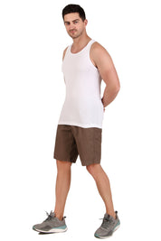 Jockey-1203 Super Combed Mercerised Cotton Woven Straight Fit Shorts with Side Pockets