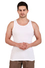 Jockey-FP04 Super Combed Cotton Rib Round Neck Sleeveless Vest- White