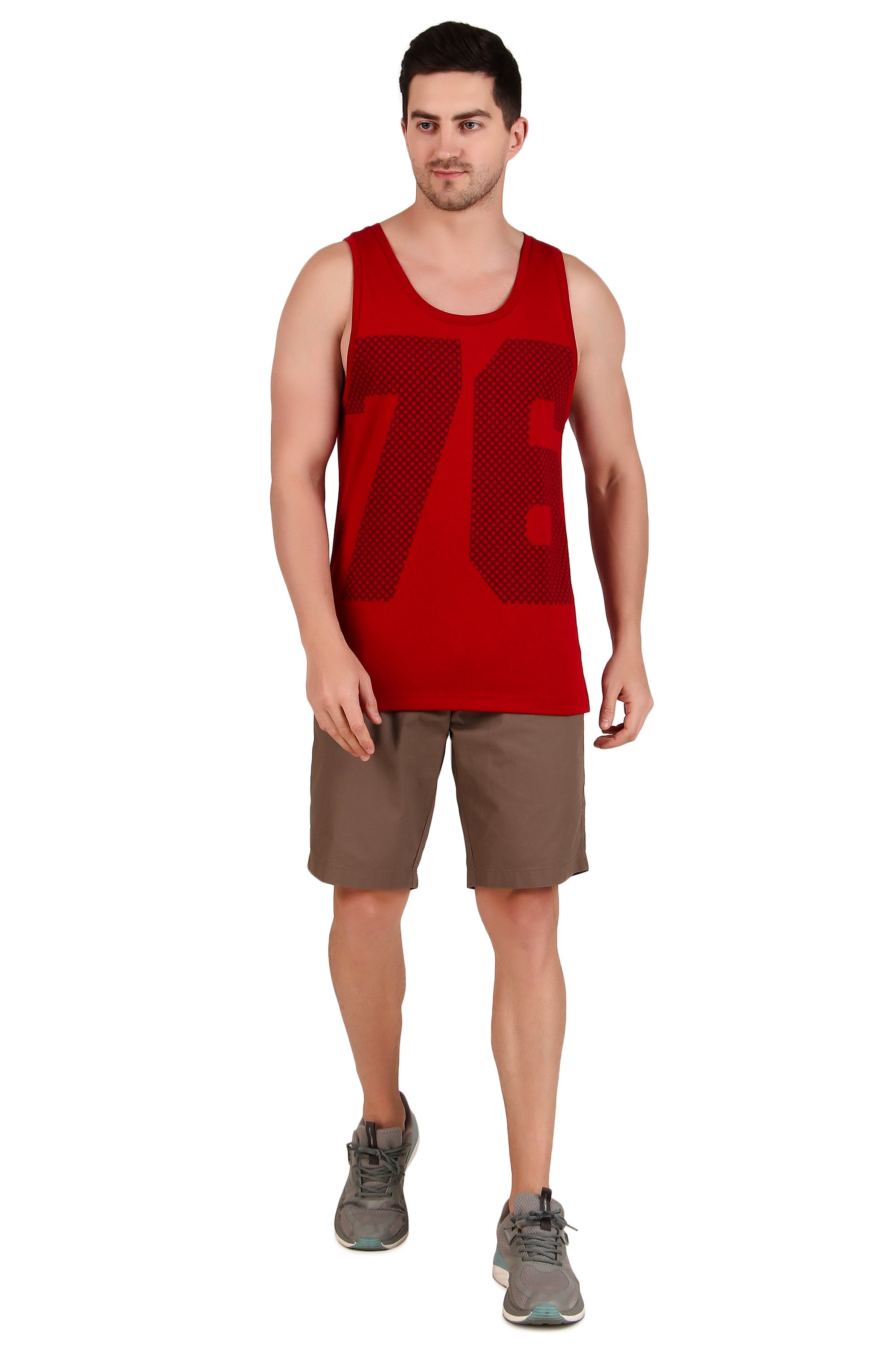 Jockey-9928 Super Combed Cotton Rich Graphic Printed Tank Top