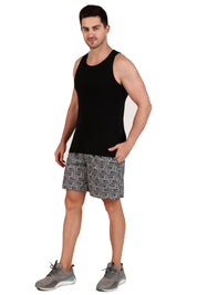 Jockey-US57 Super Combed Mercerized Cotton Woven Printed Boxer Shorts with Side Pocket