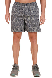 Jockey-US57 Super Combed Mercerized Cotton Woven Printed Boxer Shorts with Side Pocket