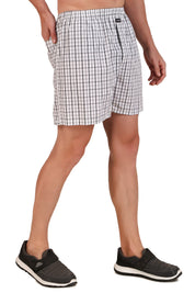 Cotton Woven Checkered Boxer Shorts