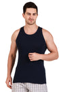 Jockey-FP04 Super Combed Cotton Rib Round Neck Sleeveless Vest -Dpnvy