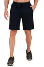 Jockey-AM14 Super Combed Cotton Rich Straight Fit Shorts with Zipper Pockets -Navy