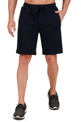 Jockey-AM14 Super Combed Cotton Rich Straight Fit Shorts with Zipper Pockets -Navy