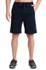 Jockey-SP26 Navy Super Combed Cotton Rich Shorts with StayFresh Treatment