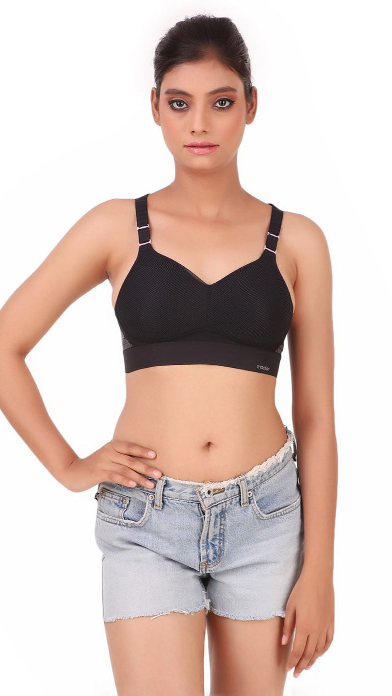 Triumph Black High Bounce Control Padded Sports Bra