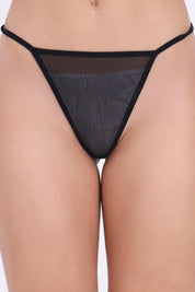 AXTZH Satin and Sheer Lace Nightwear Set with Thong and Robe NW X8803-SCARLET-F11N