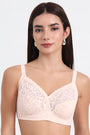 TRIUMPH-203I949 Neutral Beige Delicate Doreen Wireless Non Padded Maximum Comfort Big-Cup Everyday Bra