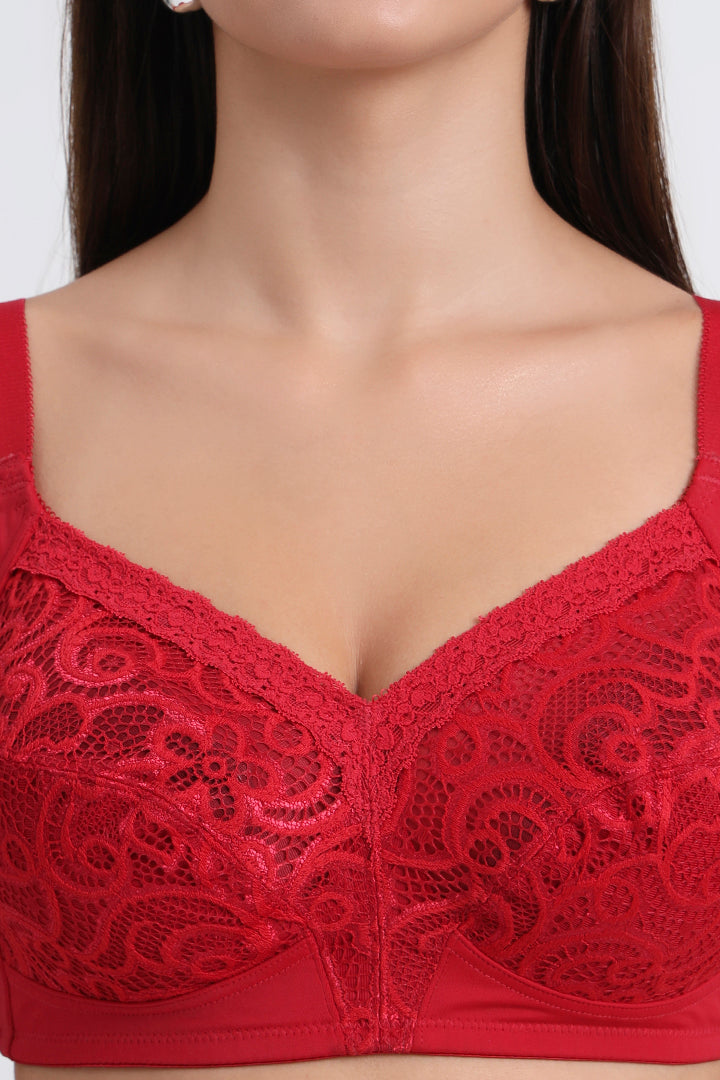 TRIUMPH-203I949 Delicate Doreen Wireless Non Padded Maximum Comfort Big-Cup Everyday Bra