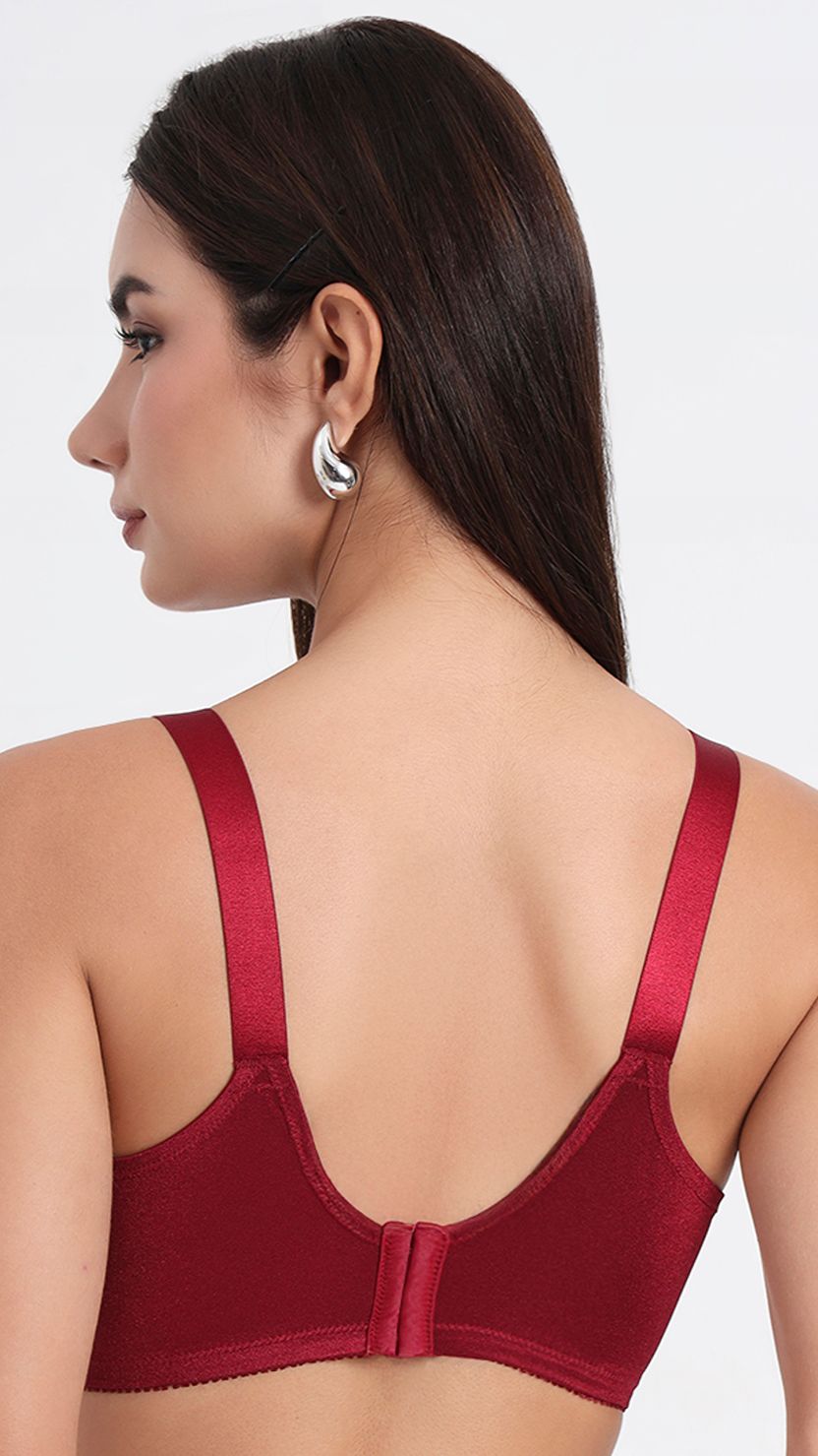 Triumph Scarlet Non-Wired Rose Pattern Mature Bra