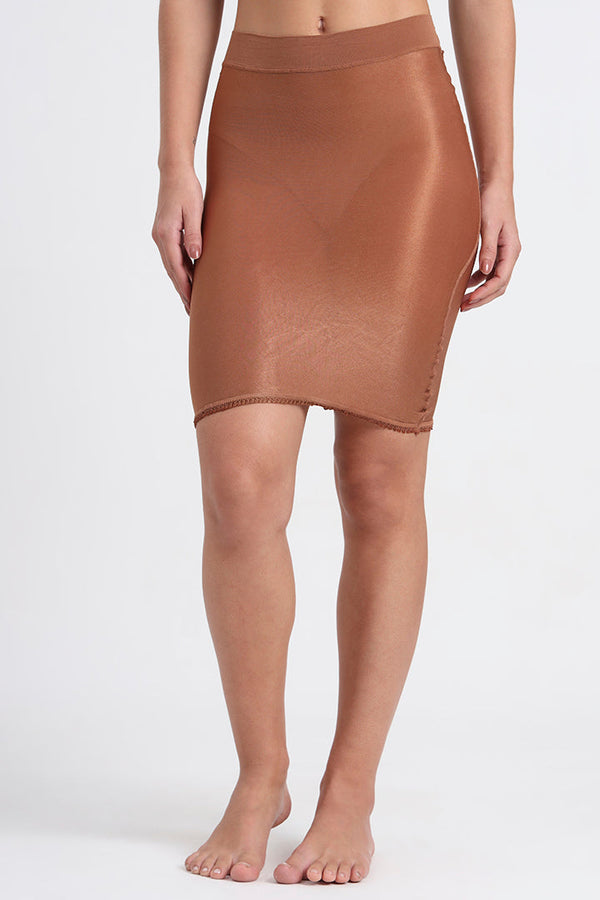 Tan AXTZH Soft Sculpt Skirt Stocking XSKIRT2161