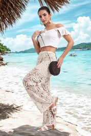 AXTZH Wave Whimsy Crochet Beachwear Lowers XBWLOWER0179IY