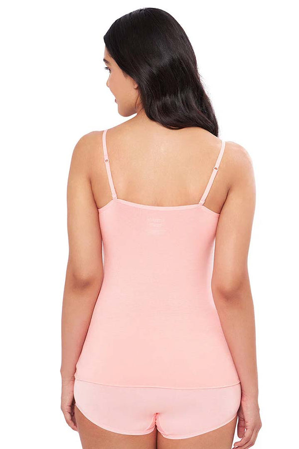 AMANTE LIN77001 Impatiens Pink Spaghetti Strap Modal Camisole