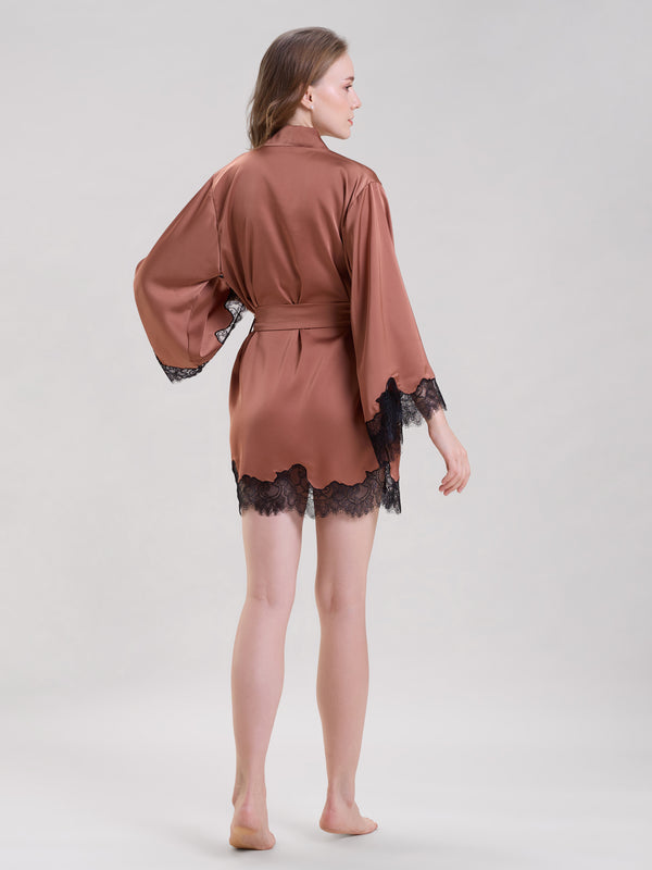 Mysthelle BRONZE ROBE WITH BRALETTE