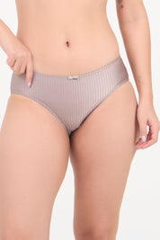 TRIUMPH PANTY 756I499 Women Striped Full Overall Coverage Mid-Rise Hipster Briefs