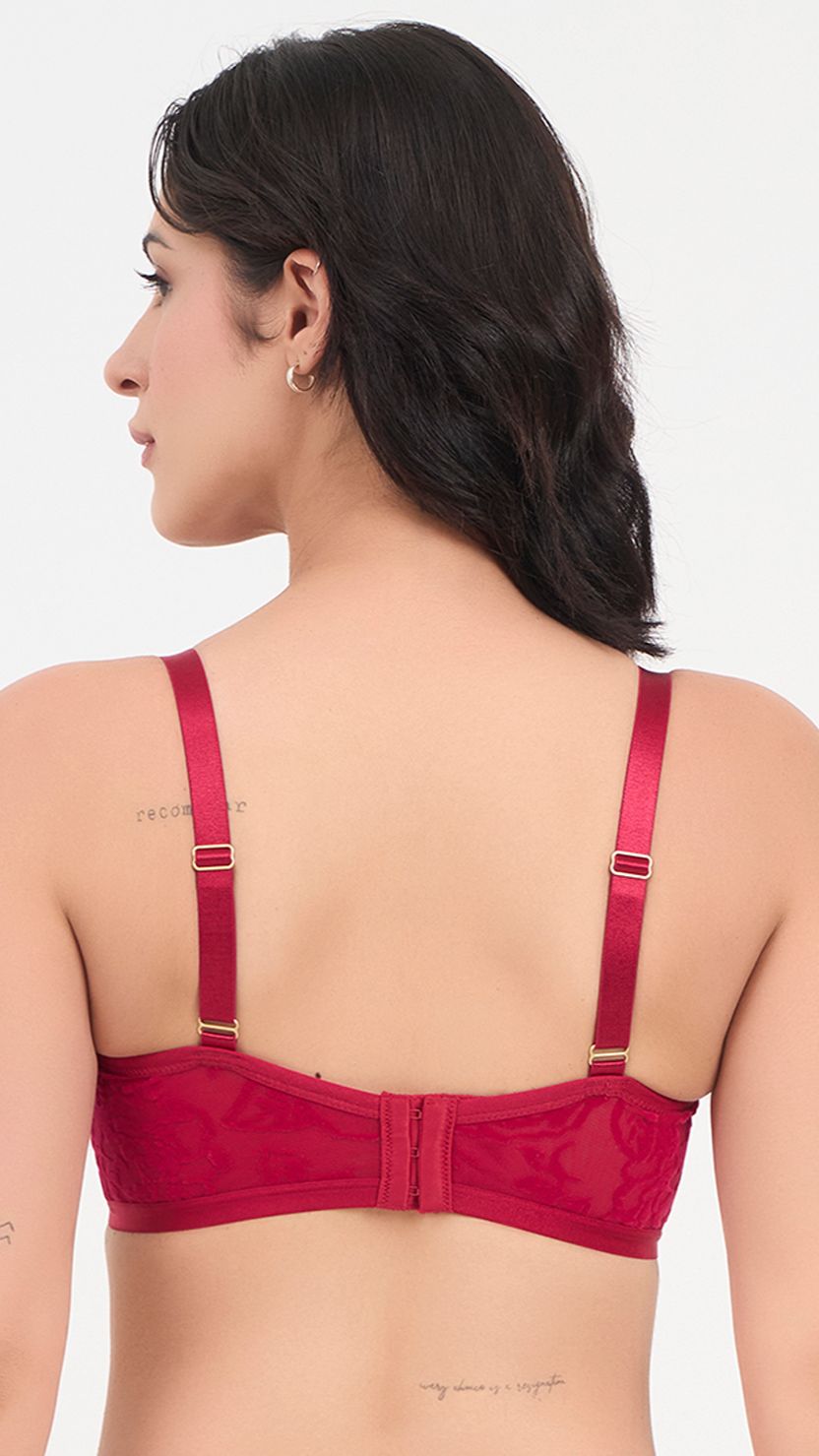 Triumph Scarlet Bloom Texture Underwired Bra