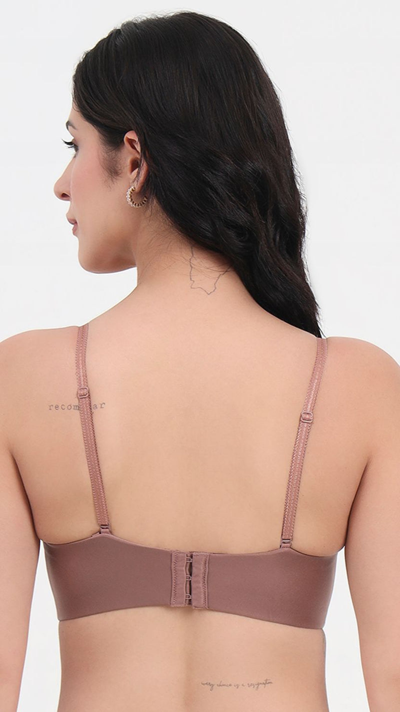 Triumph Soft Touch Skin Bandeau Padded Wired Seamless Bra
