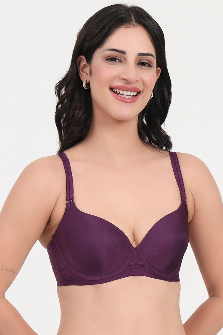 TRIUMPH-123I289 Padded Wired Seamless Silhoutte T-shirt Bra