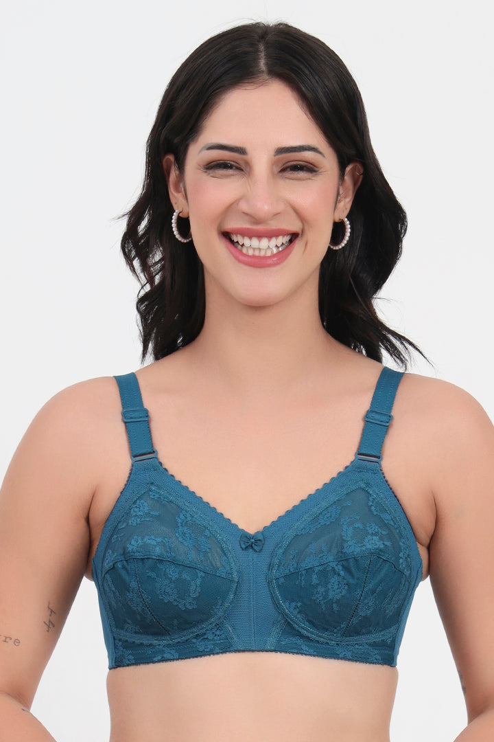 TRIUMPH Bra-20I319 Z4 Doreen Wireless Non Padded Full Coverage Support Big-Cup Classics Bra