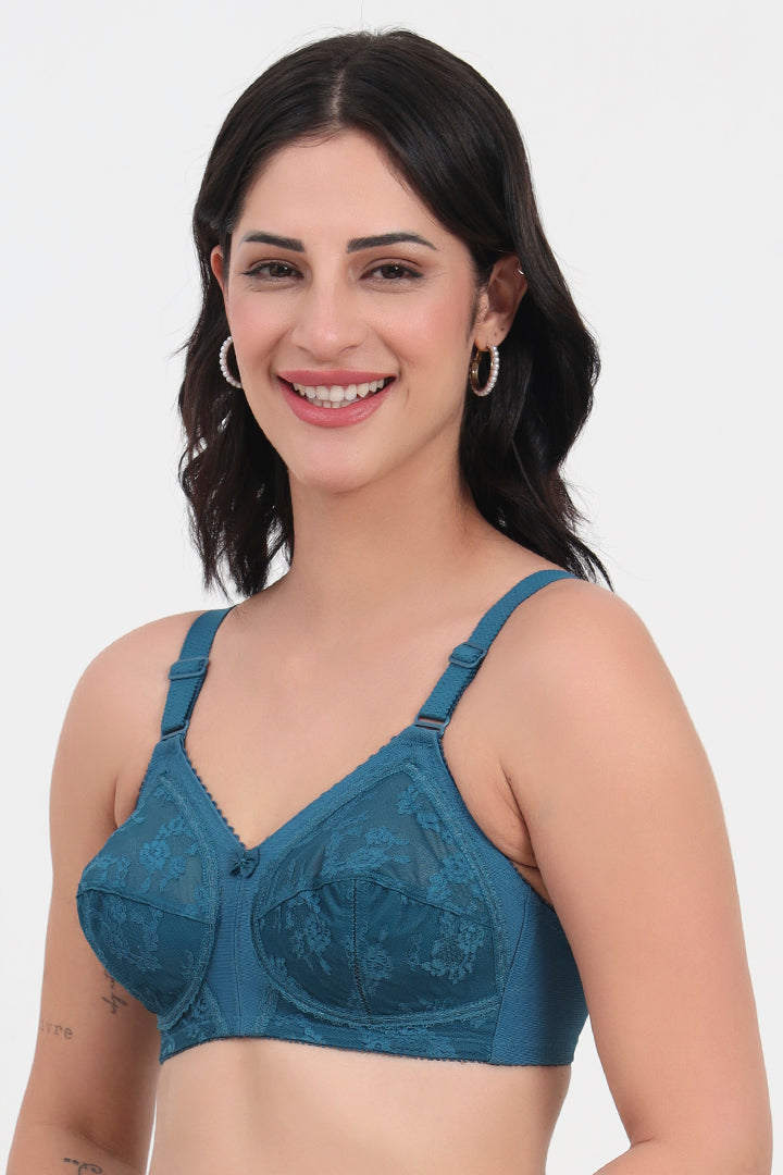 TRIUMPH Bra-20I319 Z4 Doreen Wireless Non Padded Full Coverage Support Big-Cup Classics Bra