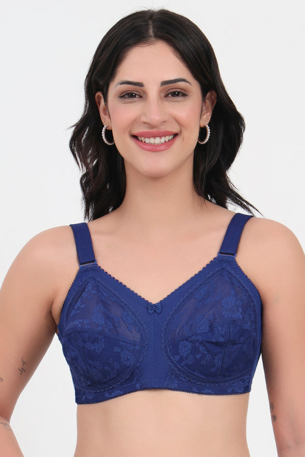 TRIUMPH Bra-20I319 5Y Doreen Wireless Non Padded Full Coverage Support Big-Cup Classics Bra