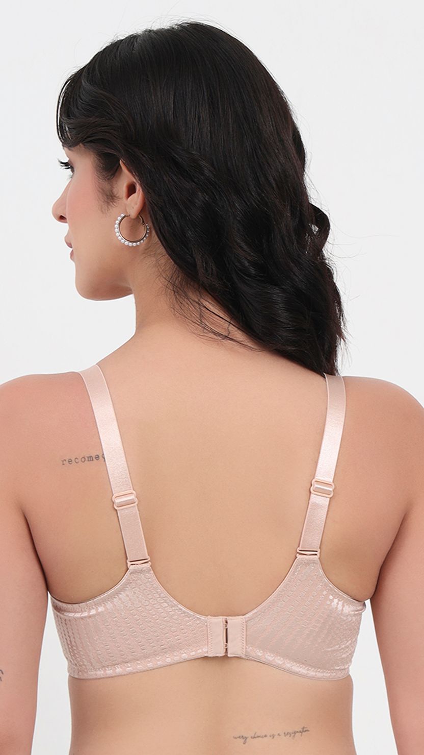 Triumph Pink Minimizer Sheen Elegant Non-Wired Bra
