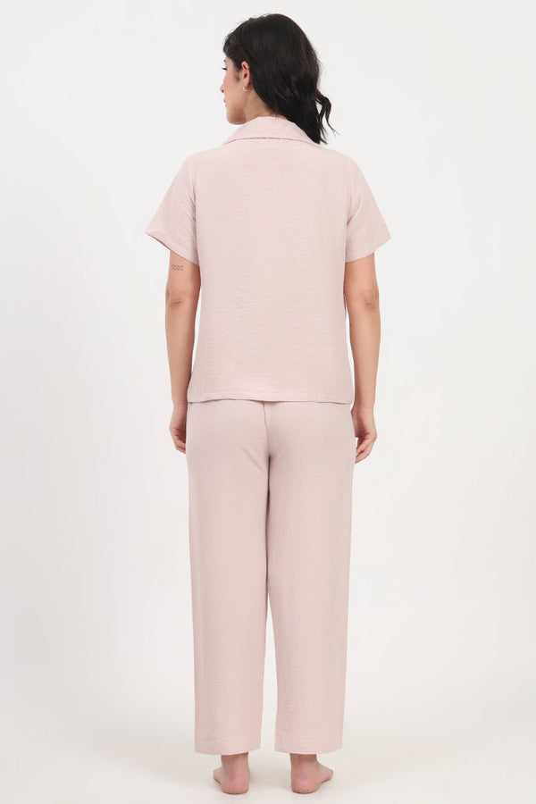 AXTZH NIGHTWEAR Beige Night Set X2043IO