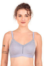 SLUUW SB002 - NON-PADDED NON-WIRED EVERYDAY SUPER SUPPORT MINIMIZER BRA