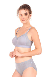 SLUUW SB002 - NON-PADDED NON-WIRED EVERYDAY SUPER SUPPORT MINIMIZER BRA