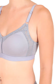 SLUUW SB002 - NON-PADDED NON-WIRED EVERYDAY SUPER SUPPORT MINIMIZER BRA