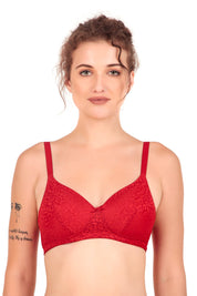 Romance Padded Non-wired Lace Bra