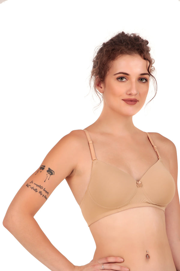 VONZZO BRAPC1001 - EVERYDAY LIGHTLY PADDED NON-WIRED T-SHIRT BRA