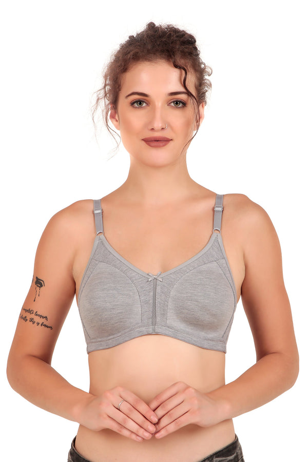 SLUUW BRA-SB001 - ELEGANT NON-WIRED NON-PADDED MINIMIZER BRA -Ltgml