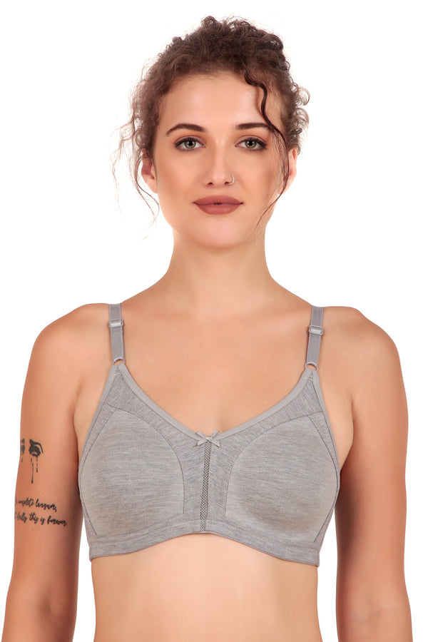 SLUUW BRA-SB001 - ELEGANT NON-WIRED NON-PADDED MINIMIZER BRA -Ltgml