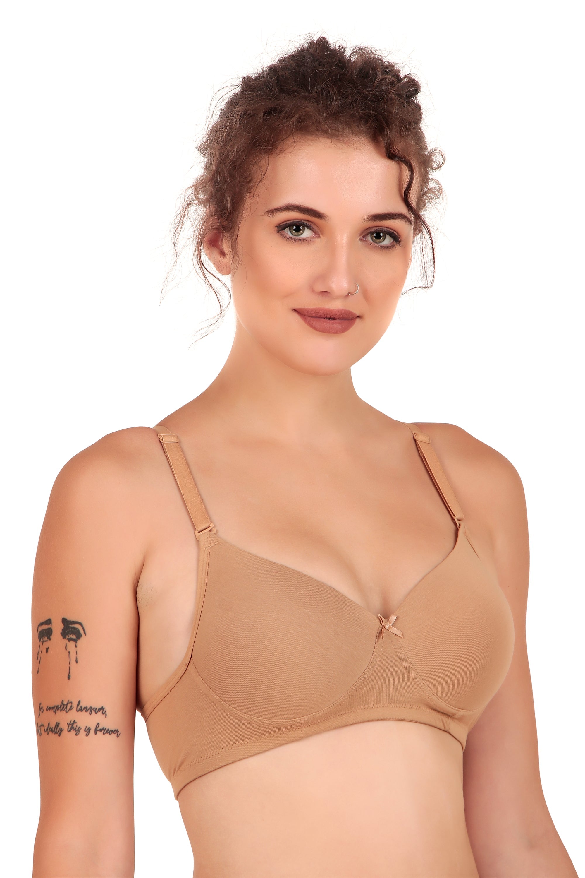 SEAMLESS PUSH UP PADDED BRA