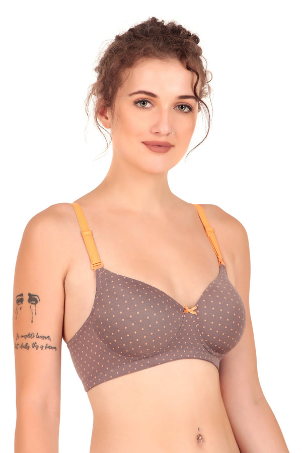 SLUUW BRA-SBPC10001 - EVERYDAY LIGHTLY PADDED NON-WIRED T-SHIRT BRA -Ffdot