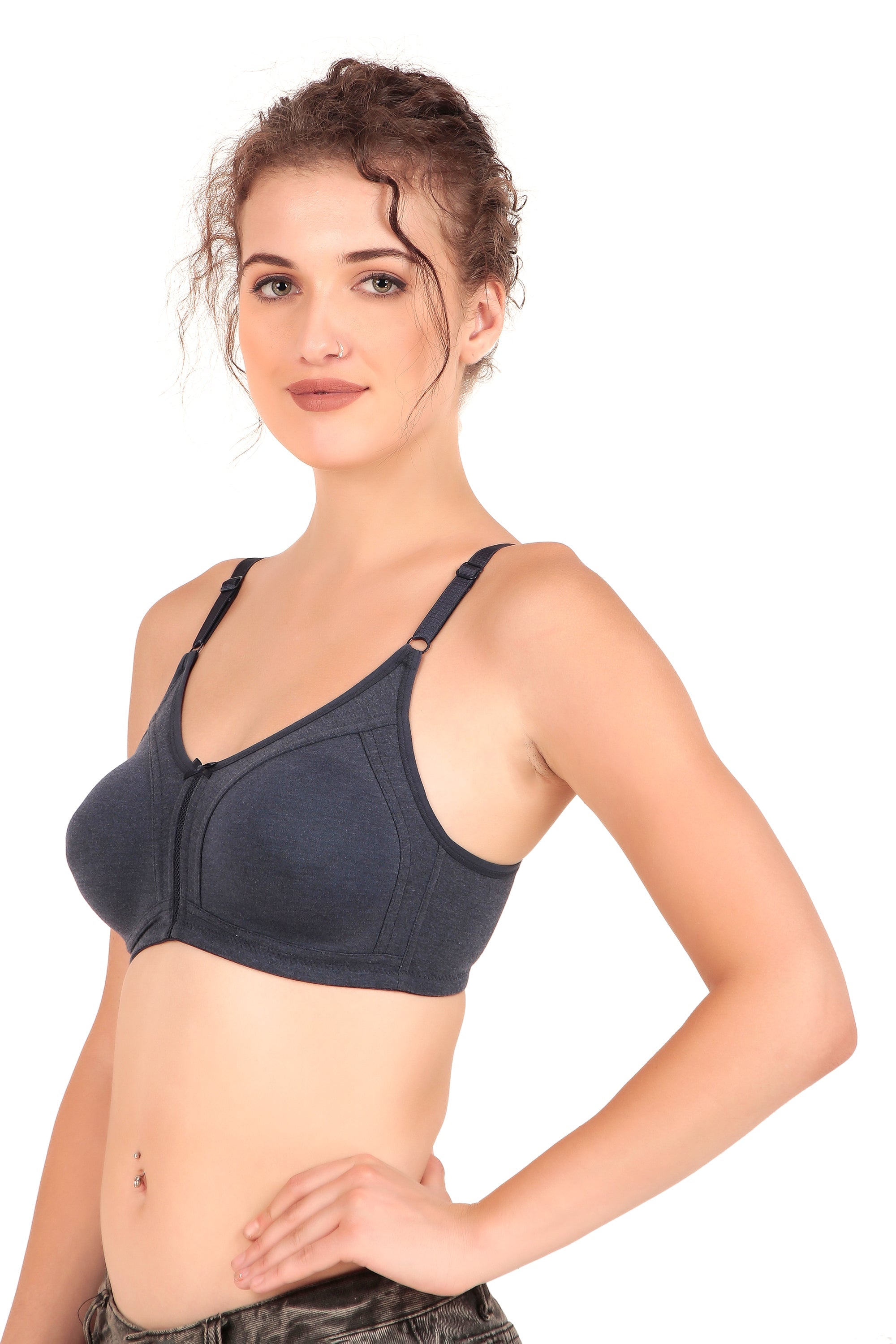 SLUUW SB001 - ELEGANT NON-WIRED NON-PADDED MINIMIZER BRA