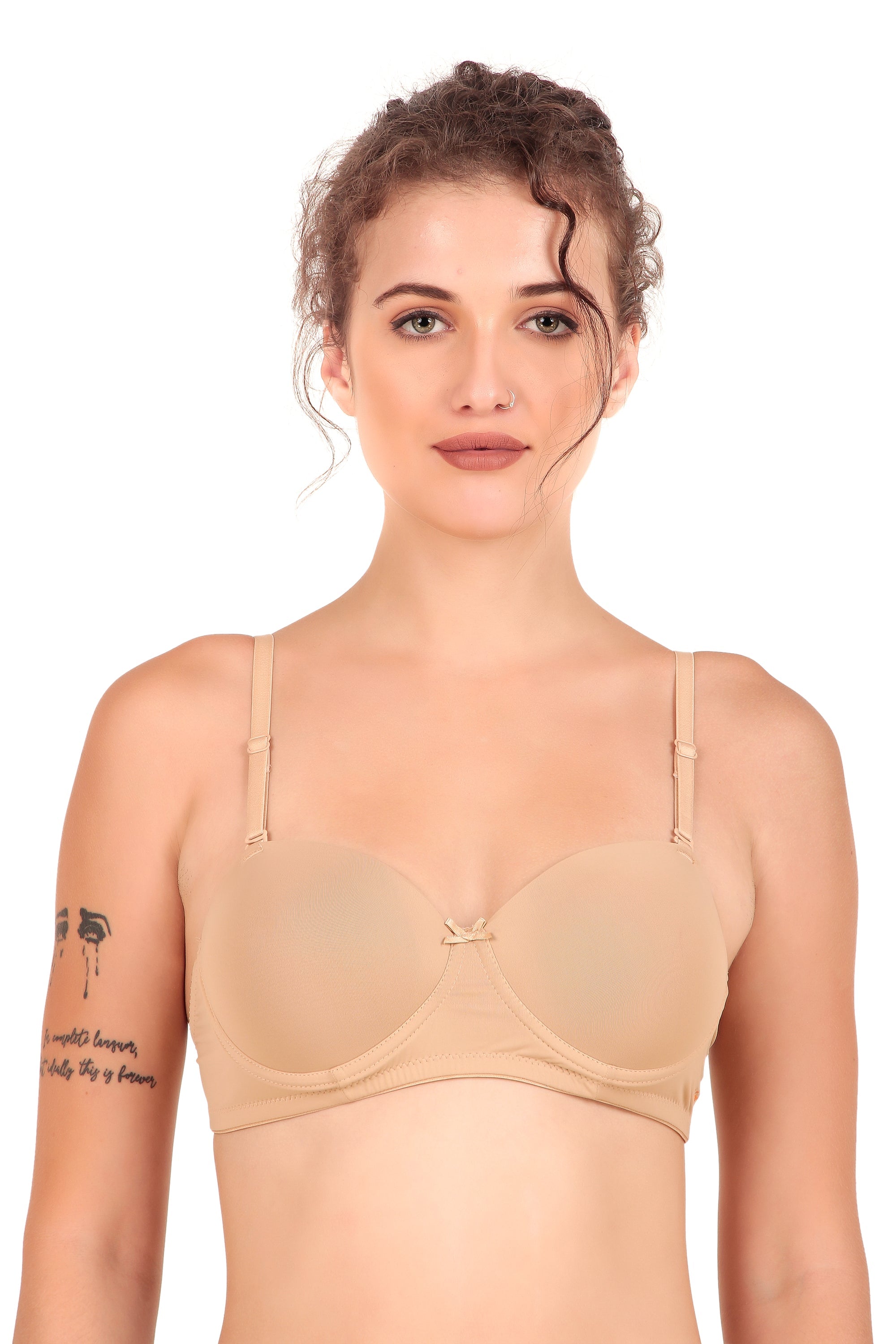 VONZZO BRAPE4001 - UNDERWIRED LIGHTLY PADDED BACKLESS T-SHIRT BRA