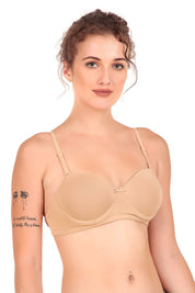 VONZZO BRAPE4001 - UNDERWIRED LIGHTLY PADDED BACKLESS T-SHIRT BRA