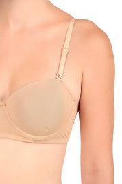 VONZZO BRAPE4001 - UNDERWIRED LIGHTLY PADDED BACKLESS T-SHIRT BRA