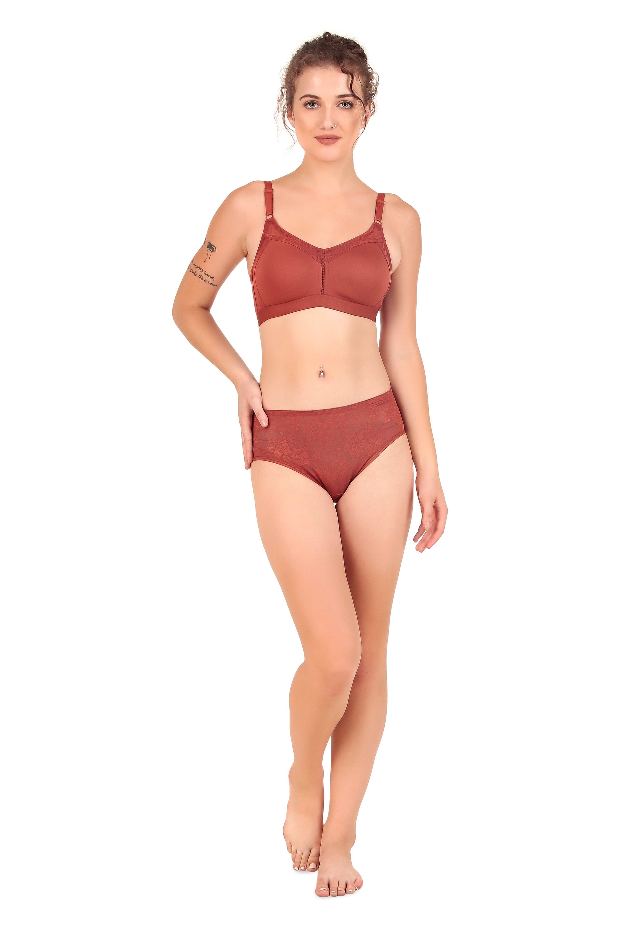 SLUUW SB002 - NON-PADDED NON-WIRED EVERYDAY SUPER SUPPORT MINIMIZER BRA