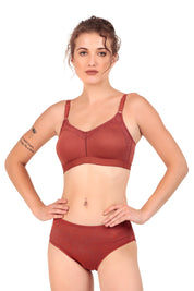 SLUUW SB002 - NON-PADDED NON-WIRED EVERYDAY SUPER SUPPORT MINIMIZER BRA