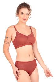 SLUUW SB002 - NON-PADDED NON-WIRED EVERYDAY SUPER SUPPORT MINIMIZER BRA