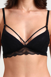 AXTZH Sheer Lace Edge Panty AP9001-BLACK