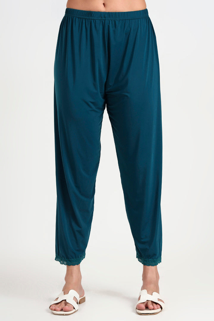 AXTZH Comfortable Two-Piece Nightwear Set for Women with Relaxed Top and Easy-Fit Bottoms X8010-PINE-C9M