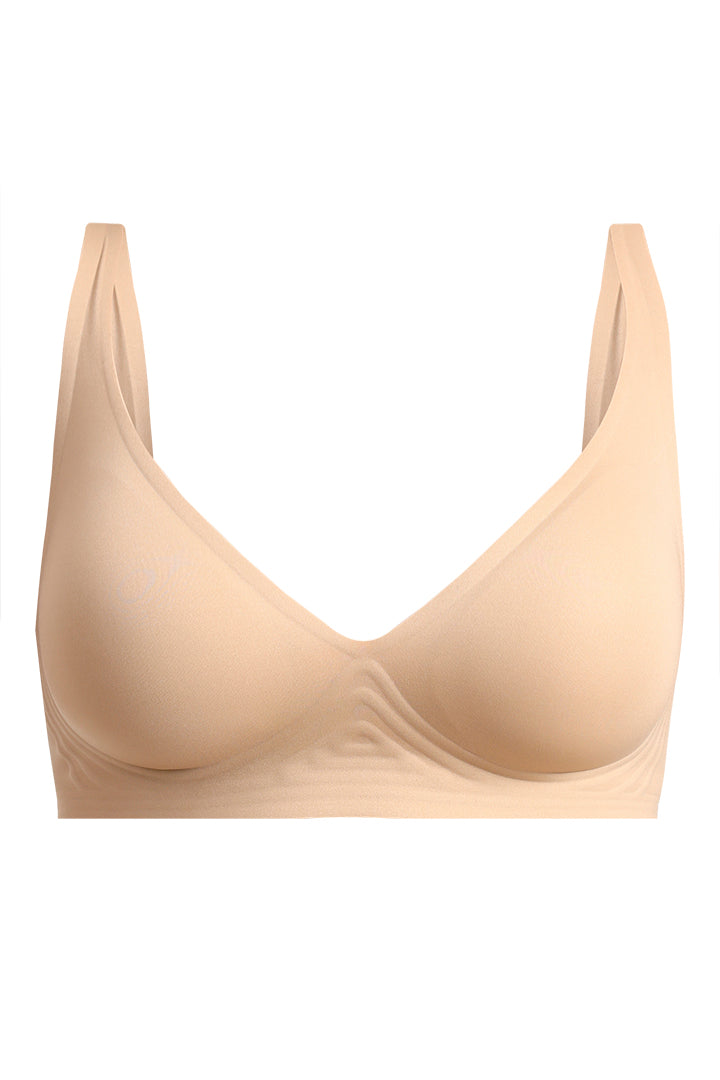 BELLAGIO Seamless Everyday Bra with Soft Support and Smooth Finish for Women BB0811-SKIN-CC101