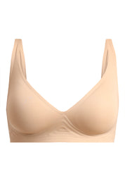 BELLAGIO Seamless Everyday Bra with Soft Support and Smooth Finish for Women BB0811-SKIN-CC101