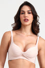 AXTZH Beautifully Designed Push-Up Bra for Women with Elegant Detailing and Everyday Comfort X2510-BLUSH-CP402
